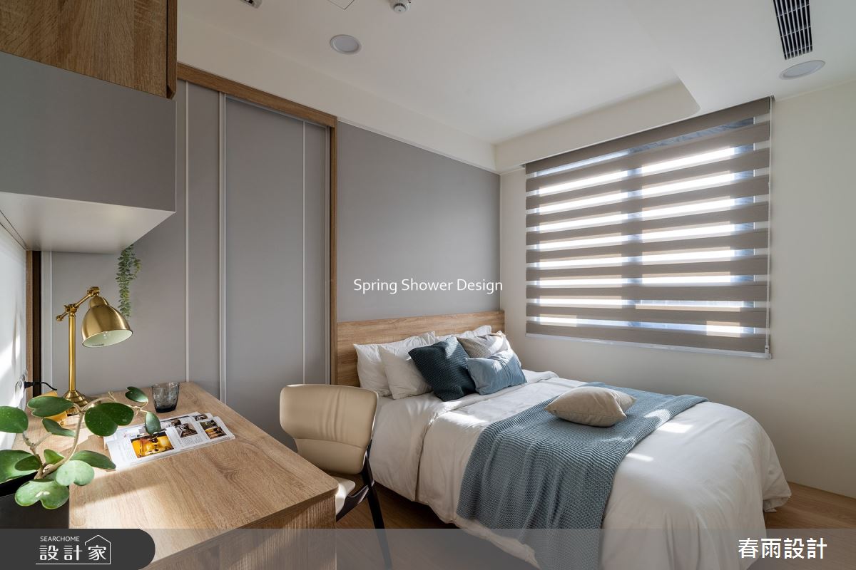 新成屋(5年以下)＿現代風臥室案例圖片＿春雨設計＿春雨_203 青埔hello棧之33