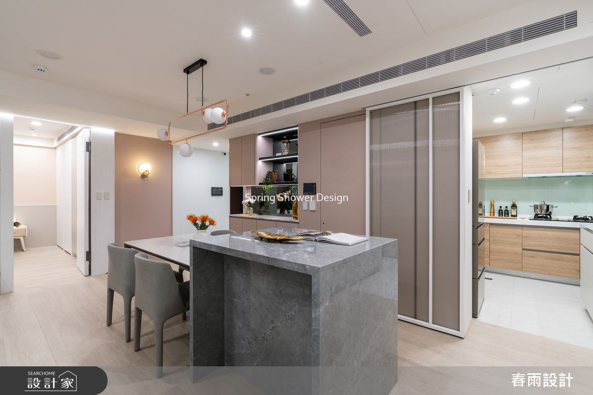 新成屋(5年以下)＿現代風餐廳廚房吧檯案例圖片＿春雨設計＿春雨_204 海山花園之5