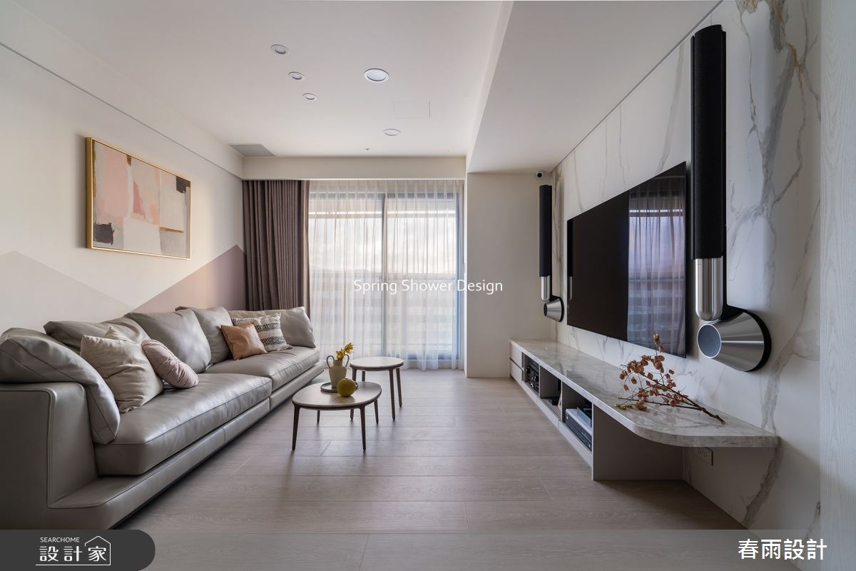 新成屋(5年以下)＿現代風客廳案例圖片＿春雨設計＿春雨_204 海山花園之13