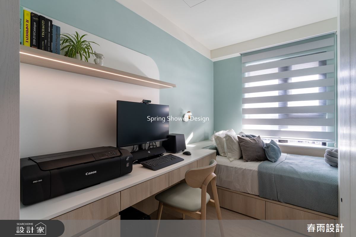 新成屋(5年以下)＿現代風臥室案例圖片＿春雨設計＿春雨_204 海山花園之36