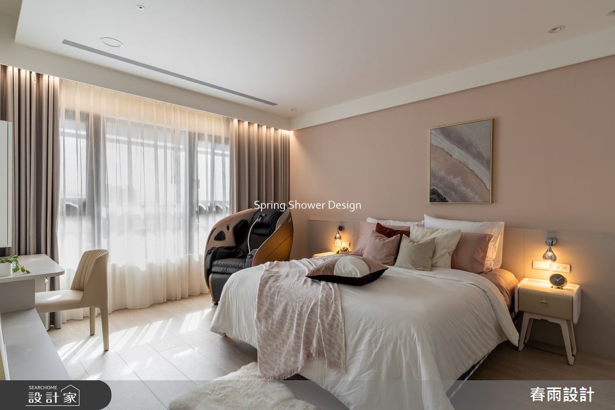 新成屋(5年以下)＿現代風臥室案例圖片＿春雨設計＿春雨_204 海山花園之24