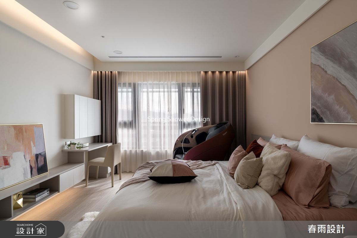 新成屋(5年以下)＿現代風臥室案例圖片＿春雨設計＿春雨_204 海山花園之25