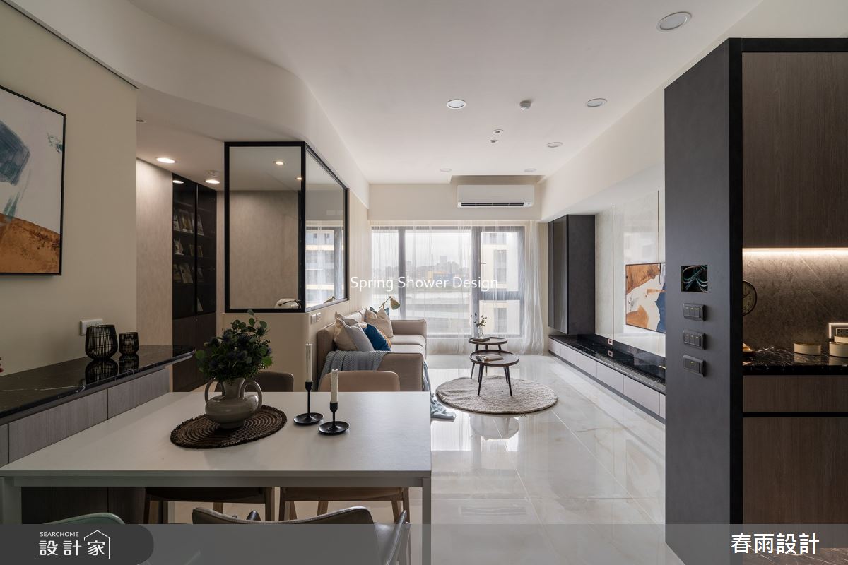 新成屋(5年以下)＿現代風客廳餐廳案例圖片＿春雨設計＿春雨_206 久泰翠品之3