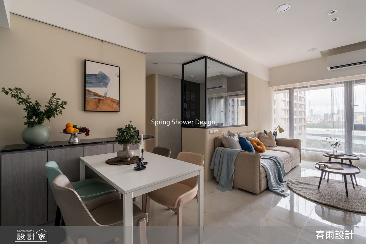 新成屋(5年以下)＿現代風客廳餐廳案例圖片＿春雨設計＿春雨_206 久泰翠品之4