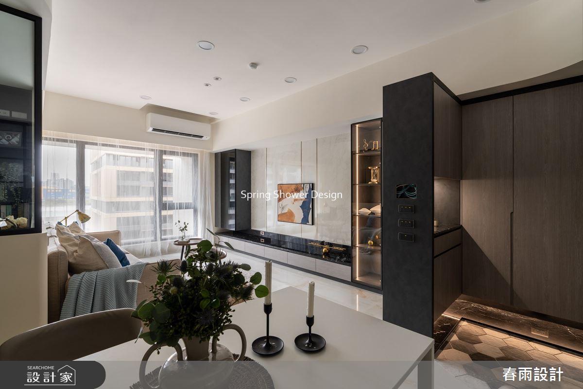 新成屋(5年以下)＿現代風玄關客廳餐廳案例圖片＿春雨設計＿春雨_206 久泰翠品之5