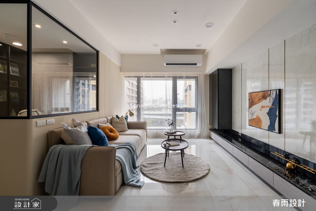 新成屋(5年以下)＿現代風客廳案例圖片＿春雨設計＿春雨_206 久泰翠品之9