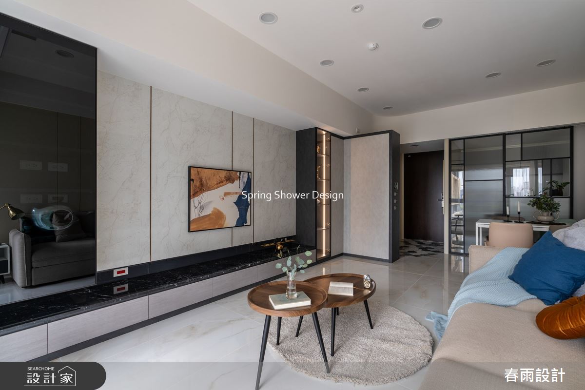 新成屋(5年以下)＿現代風玄關客廳案例圖片＿春雨設計＿春雨_206 久泰翠品之14