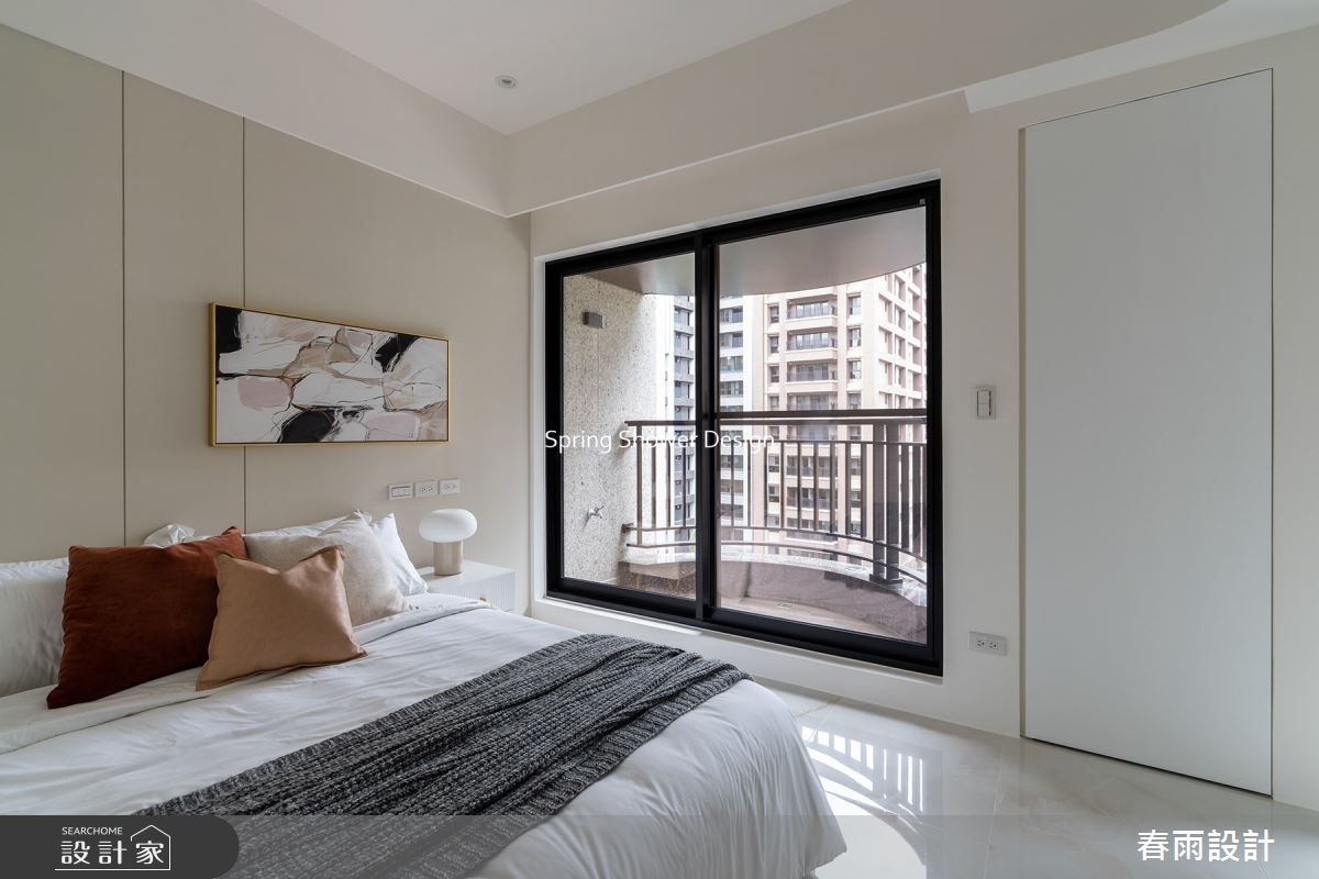 新成屋(5年以下)＿現代風臥室陽台案例圖片＿春雨設計＿春雨_206 久泰翠品之28