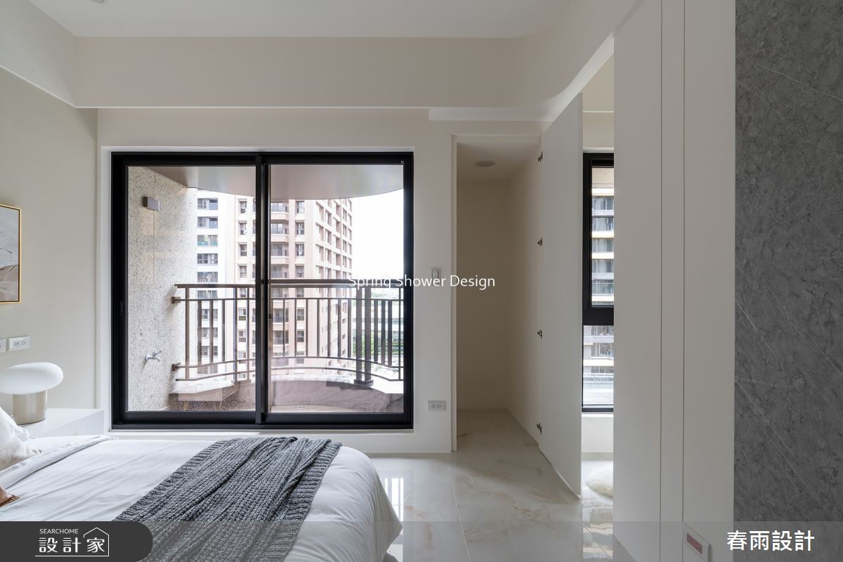 新成屋(5年以下)＿現代風臥室陽台案例圖片＿春雨設計＿春雨_206 久泰翠品之29