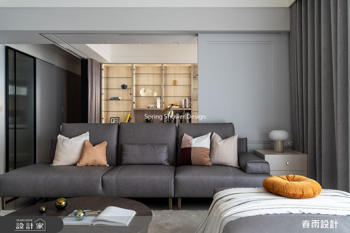 新成屋(5年以下)＿現代風客廳書房工作區案例圖片＿春雨設計＿春雨_207 皇翔PARK之12