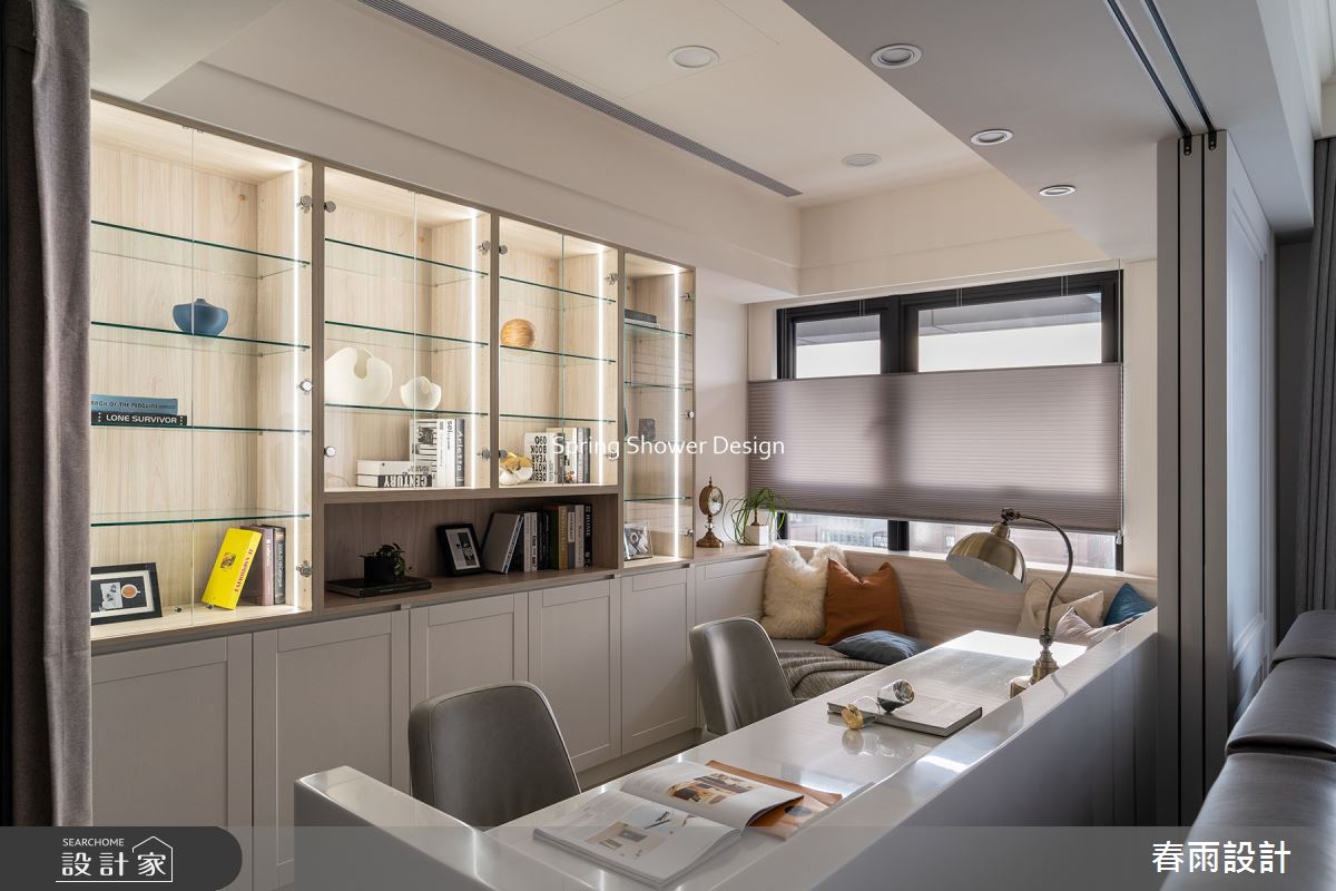 新成屋(5年以下)＿現代風書房工作區臥榻案例圖片＿春雨設計＿春雨_207 皇翔PARK之16