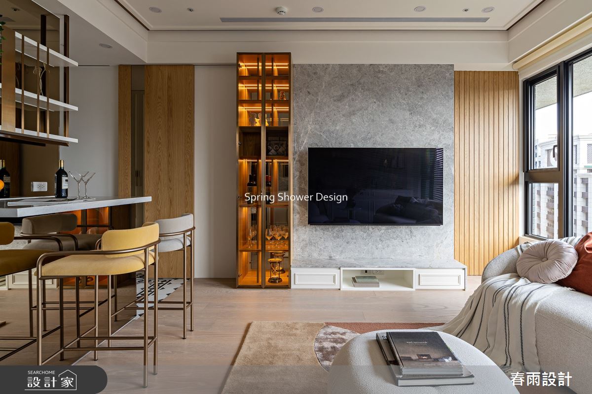 新成屋(5年以下)＿現代風客廳吧檯案例圖片＿春雨設計＿春雨_208 華固馥儷之16