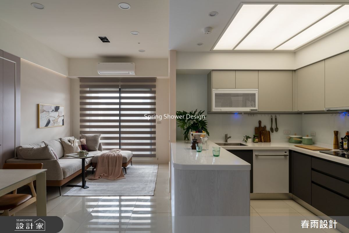 新成屋(5年以下)＿現代風客廳廚房案例圖片＿春雨設計＿春雨_209 三重欣世代國際館之4