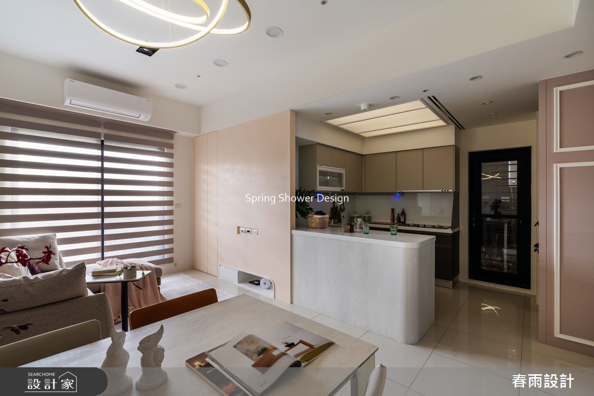 新成屋(5年以下)＿現代風客廳廚房案例圖片＿春雨設計＿春雨_209 三重欣世代國際館之6