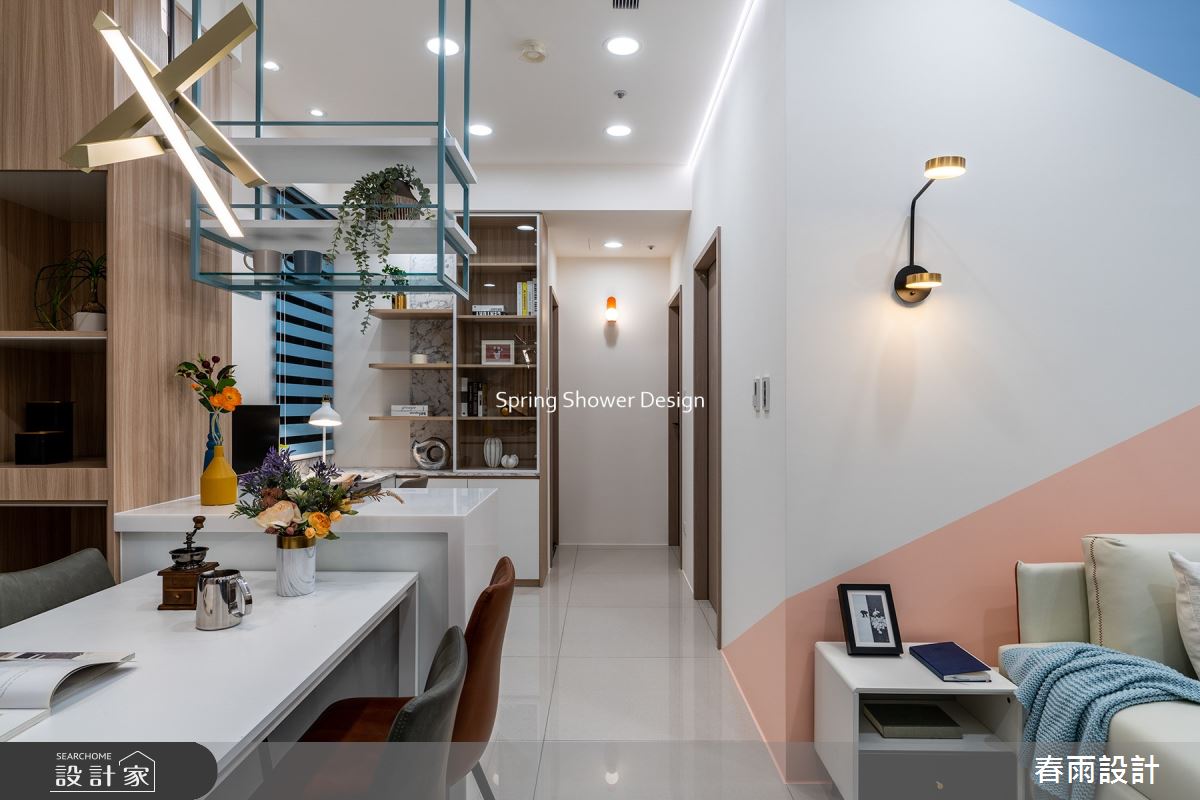 新成屋(5年以下)＿北歐風客廳餐廳走廊案例圖片＿春雨設計＿春雨_210 中租御景2之9