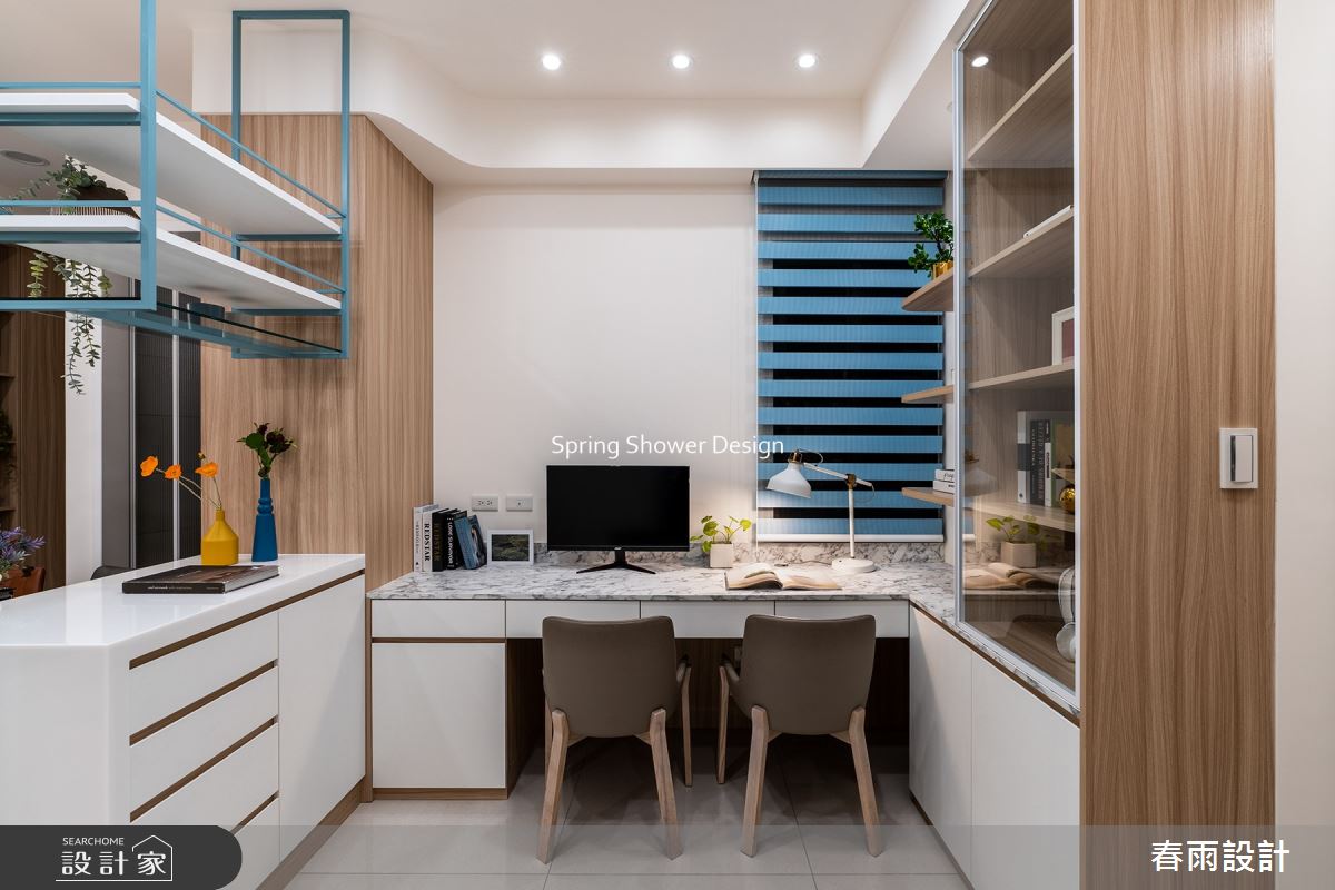 新成屋(5年以下)＿北歐風書房工作區案例圖片＿春雨設計＿春雨_210 中租御景2之17