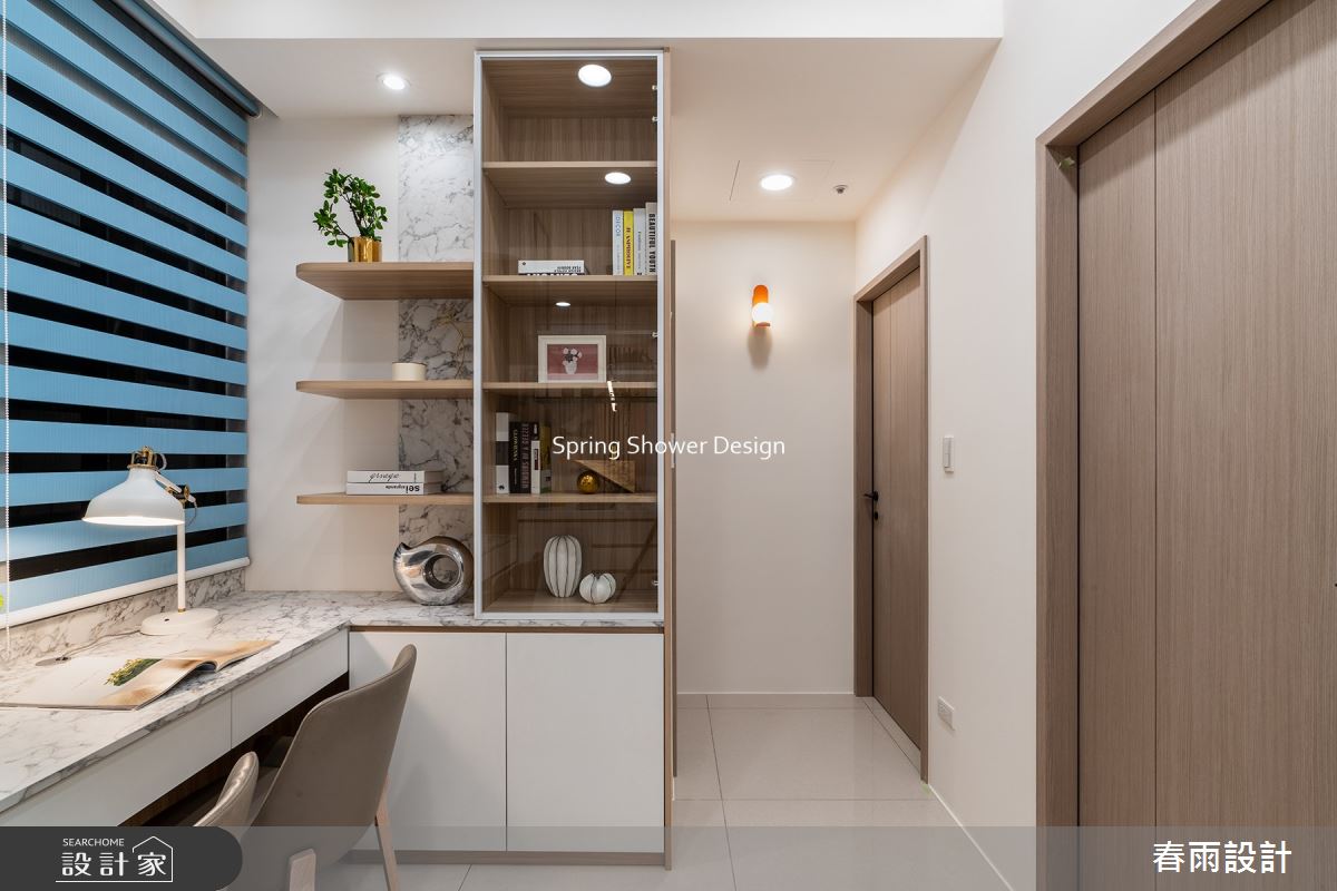 新成屋(5年以下)＿北歐風書房走廊工作區案例圖片＿春雨設計＿春雨_210 中租御景2之19