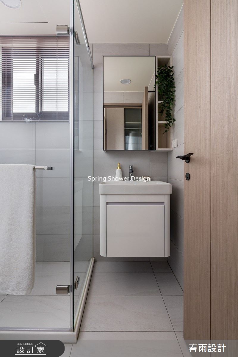 新成屋(5年以下)＿北歐風浴室案例圖片＿春雨設計＿春雨_210 中租御景2之26