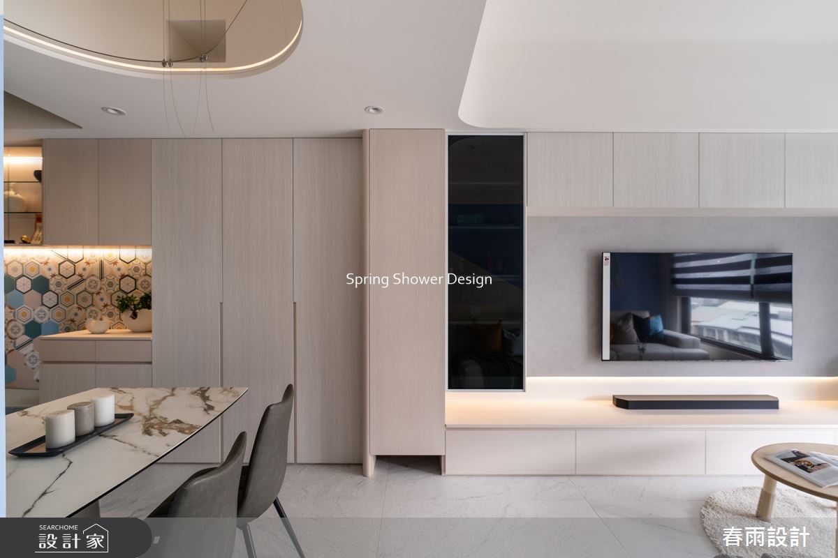 新成屋(5年以下)＿北歐風玄關客廳餐廳案例圖片＿春雨設計＿春雨_211 中租御景3之4