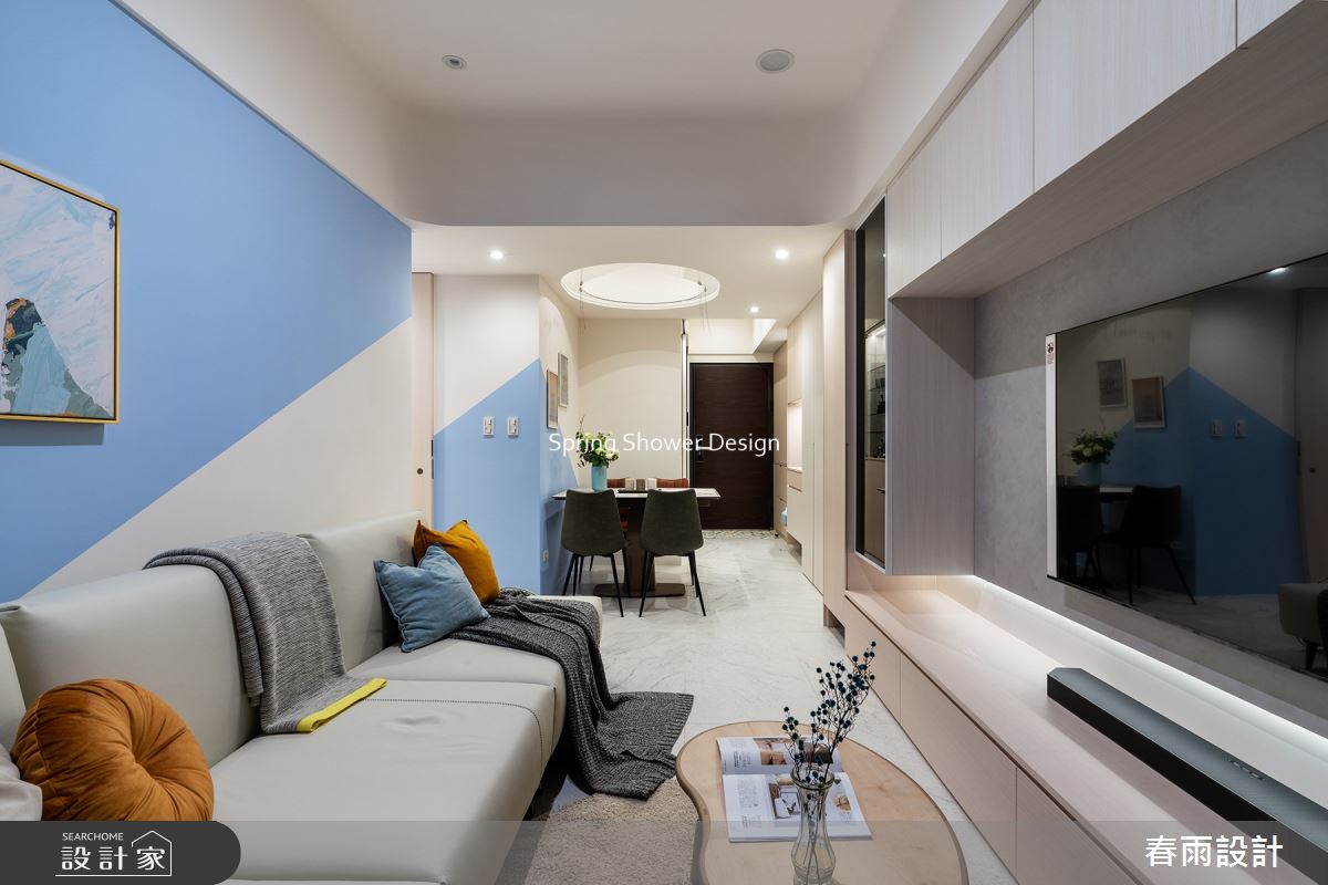 新成屋(5年以下)＿北歐風玄關客廳餐廳案例圖片＿春雨設計＿春雨_211 中租御景3之9