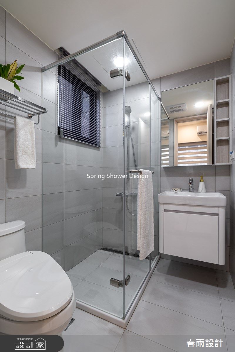 新成屋(5年以下)＿北歐風浴室案例圖片＿春雨設計＿春雨_211 中租御景3之23