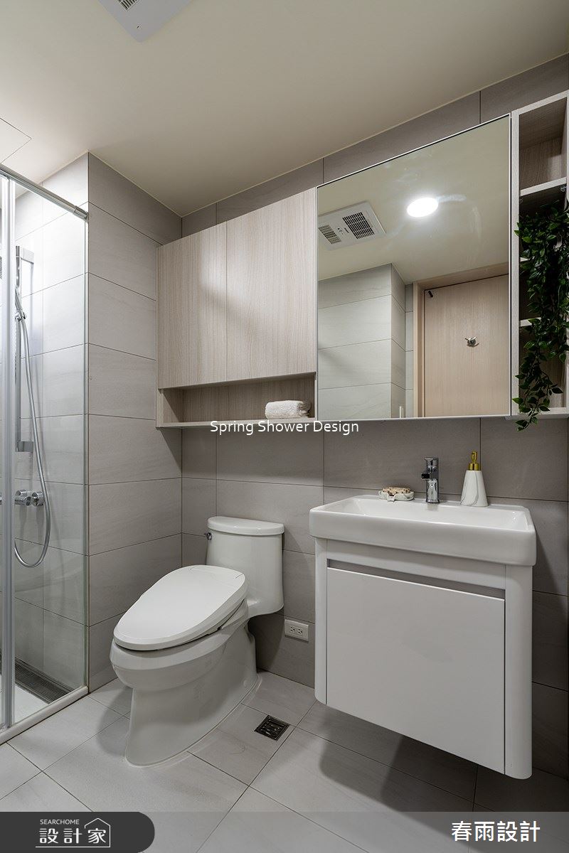 新成屋(5年以下)＿北歐風浴室案例圖片＿春雨設計＿春雨_211 中租御景3之25