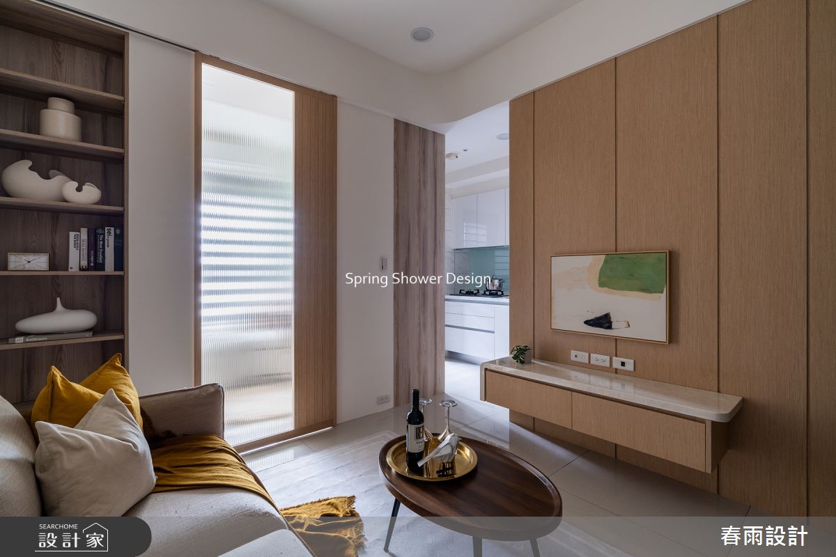 11坪新成屋(5年以下)＿現代風客廳廚房案例圖片＿春雨設計＿春雨_212 中租御景1之9