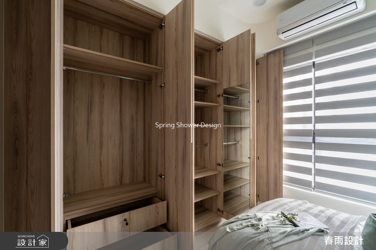 11坪新成屋(5年以下)＿現代風臥室案例圖片＿春雨設計＿春雨_212 中租御景1之17