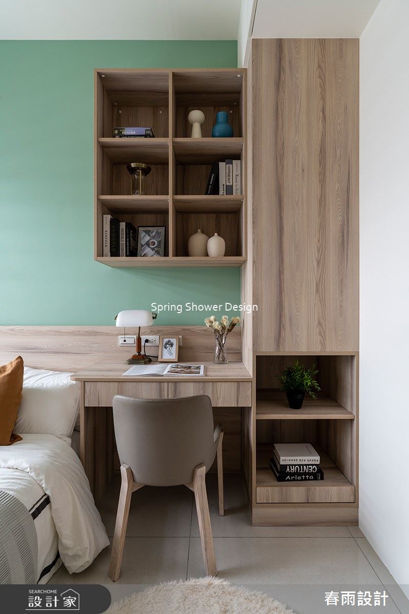 11坪新成屋(5年以下)＿現代風臥室案例圖片＿春雨設計＿春雨_212 中租御景1之19