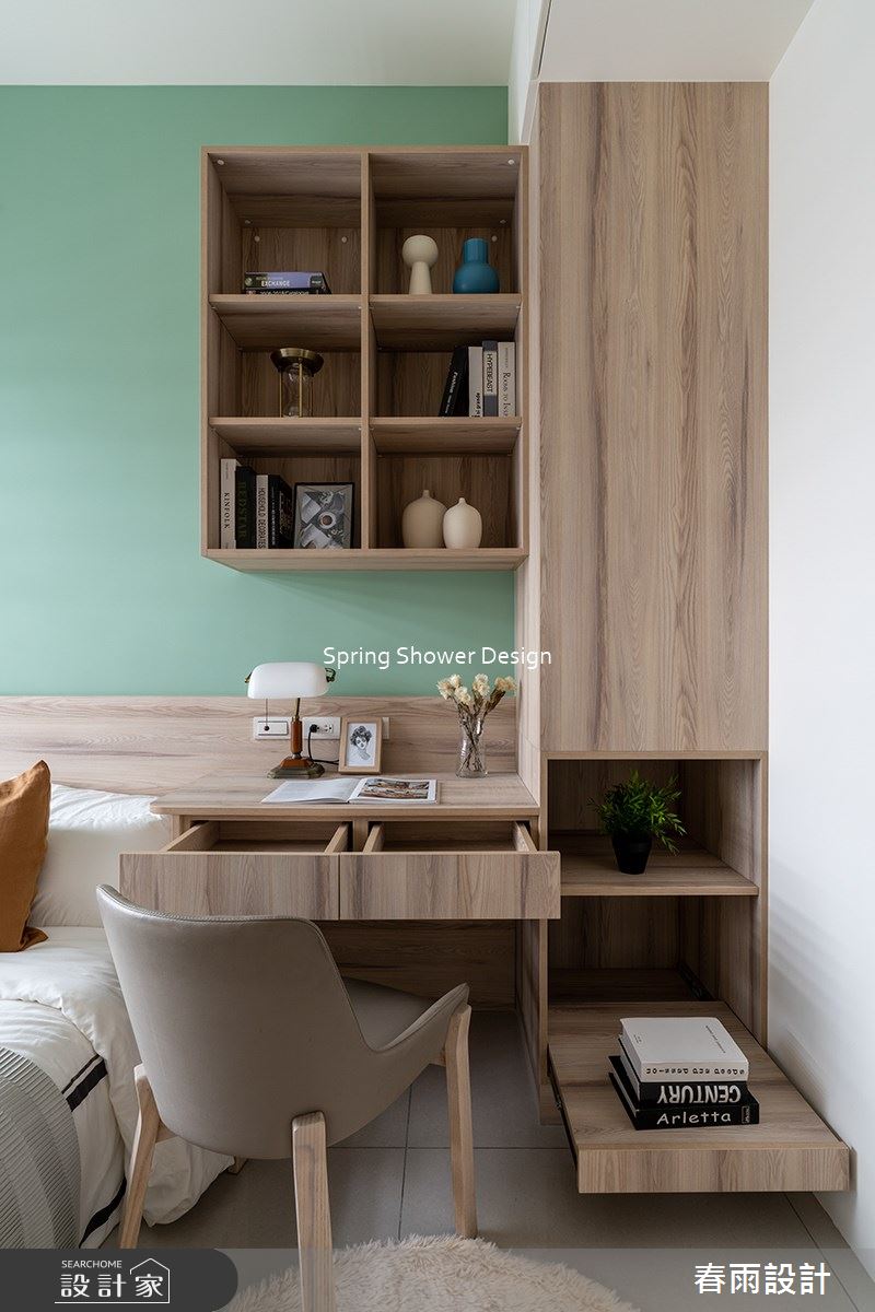 11坪新成屋(5年以下)＿現代風臥室案例圖片＿春雨設計＿春雨_212 中租御景1之20