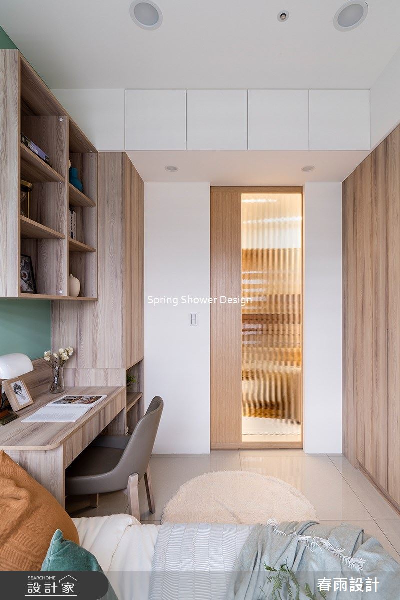 11坪新成屋(5年以下)＿現代風臥室案例圖片＿春雨設計＿春雨_212 中租御景1之22
