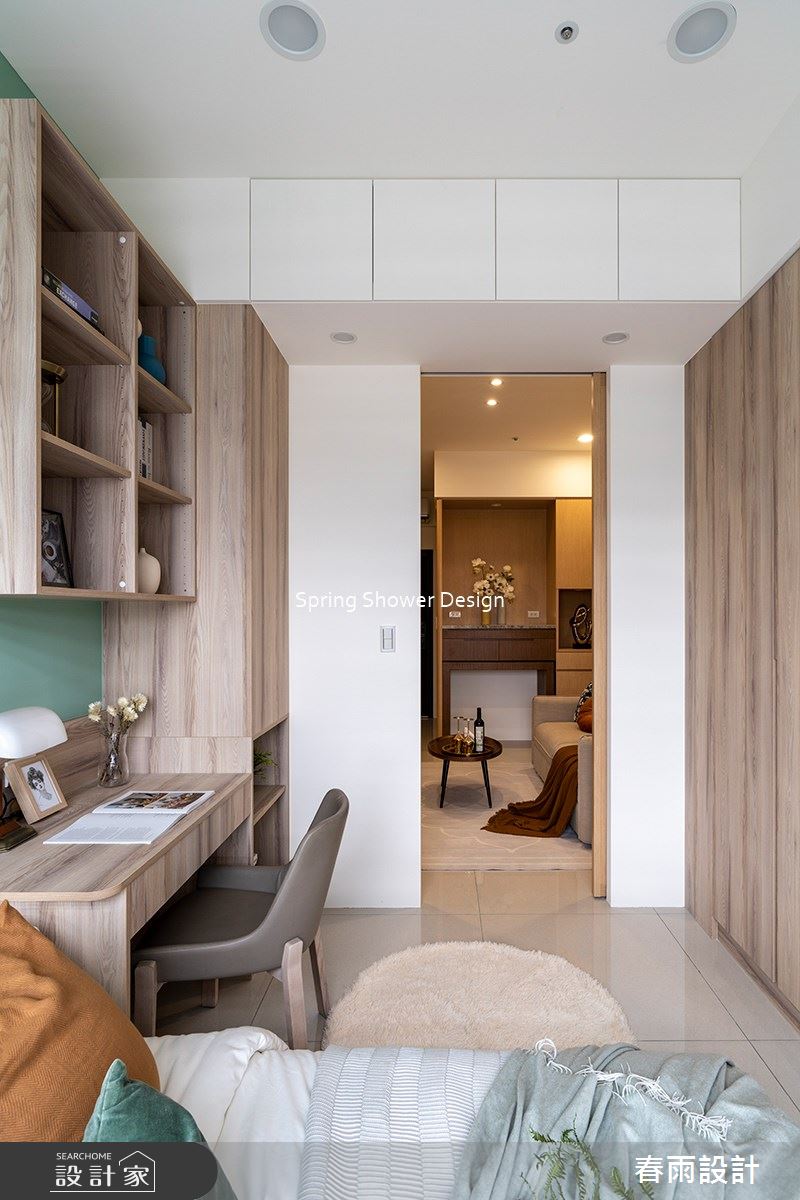 11坪新成屋(5年以下)＿現代風客廳臥室案例圖片＿春雨設計＿春雨_212 中租御景1之24
