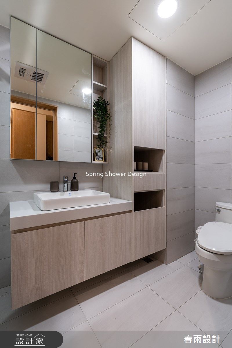 11坪新成屋(5年以下)＿現代風浴室案例圖片＿春雨設計＿春雨_212 中租御景1之25