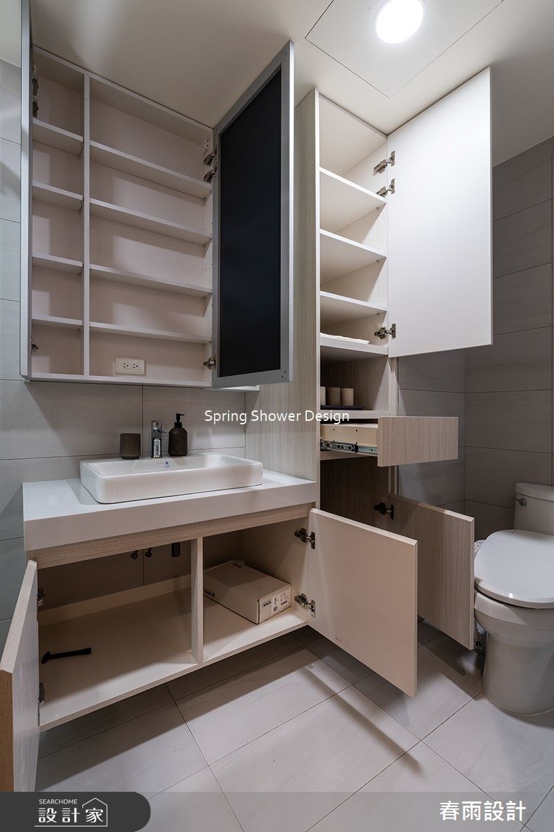 11坪新成屋(5年以下)＿現代風浴室案例圖片＿春雨設計＿春雨_212 中租御景1之26