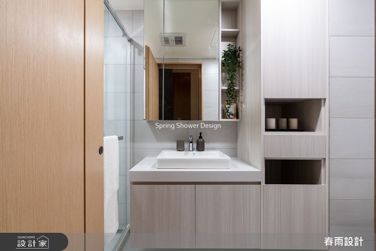 11坪新成屋(5年以下)＿現代風浴室案例圖片＿春雨設計＿春雨_212 中租御景1之27