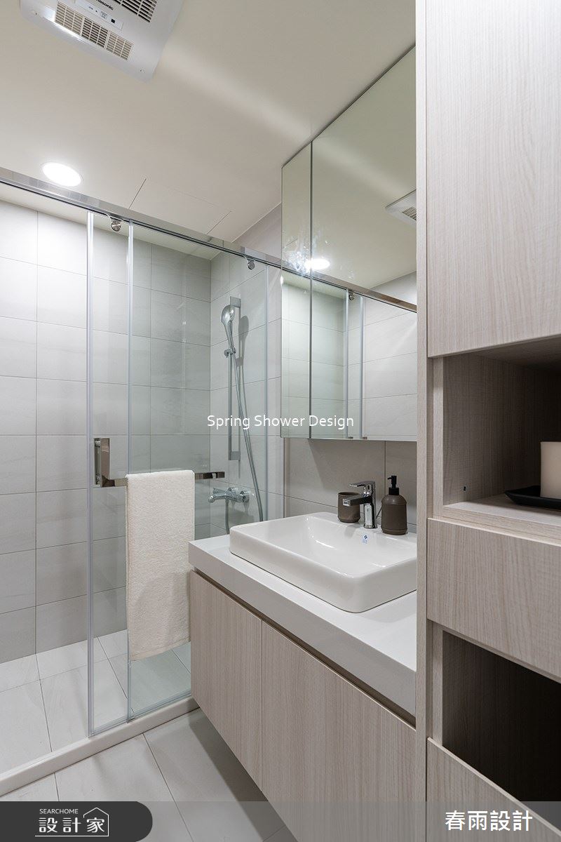 11坪新成屋(5年以下)＿現代風浴室案例圖片＿春雨設計＿春雨_212 中租御景1之28