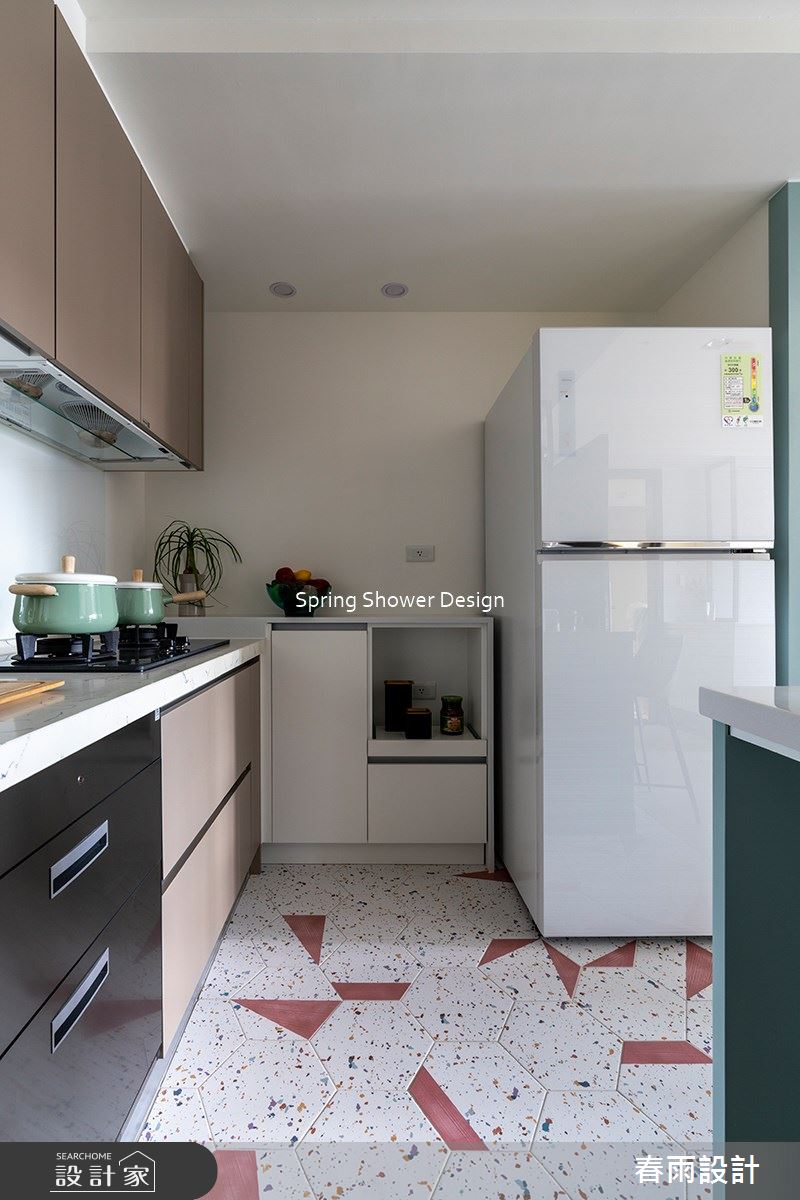 新成屋(5年以下)＿美式風廚房案例圖片＿春雨設計＿春雨_213 台中共好Melody之4
