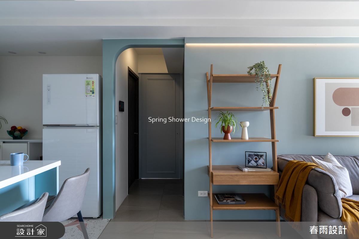 新成屋(5年以下)＿美式風客廳走廊案例圖片＿春雨設計＿春雨_213 台中共好Melody之14