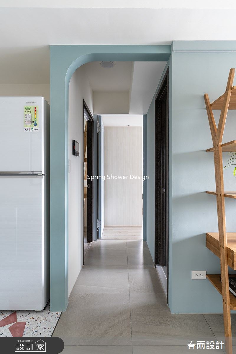 新成屋(5年以下)＿美式風走廊案例圖片＿春雨設計＿春雨_213 台中共好Melody之18