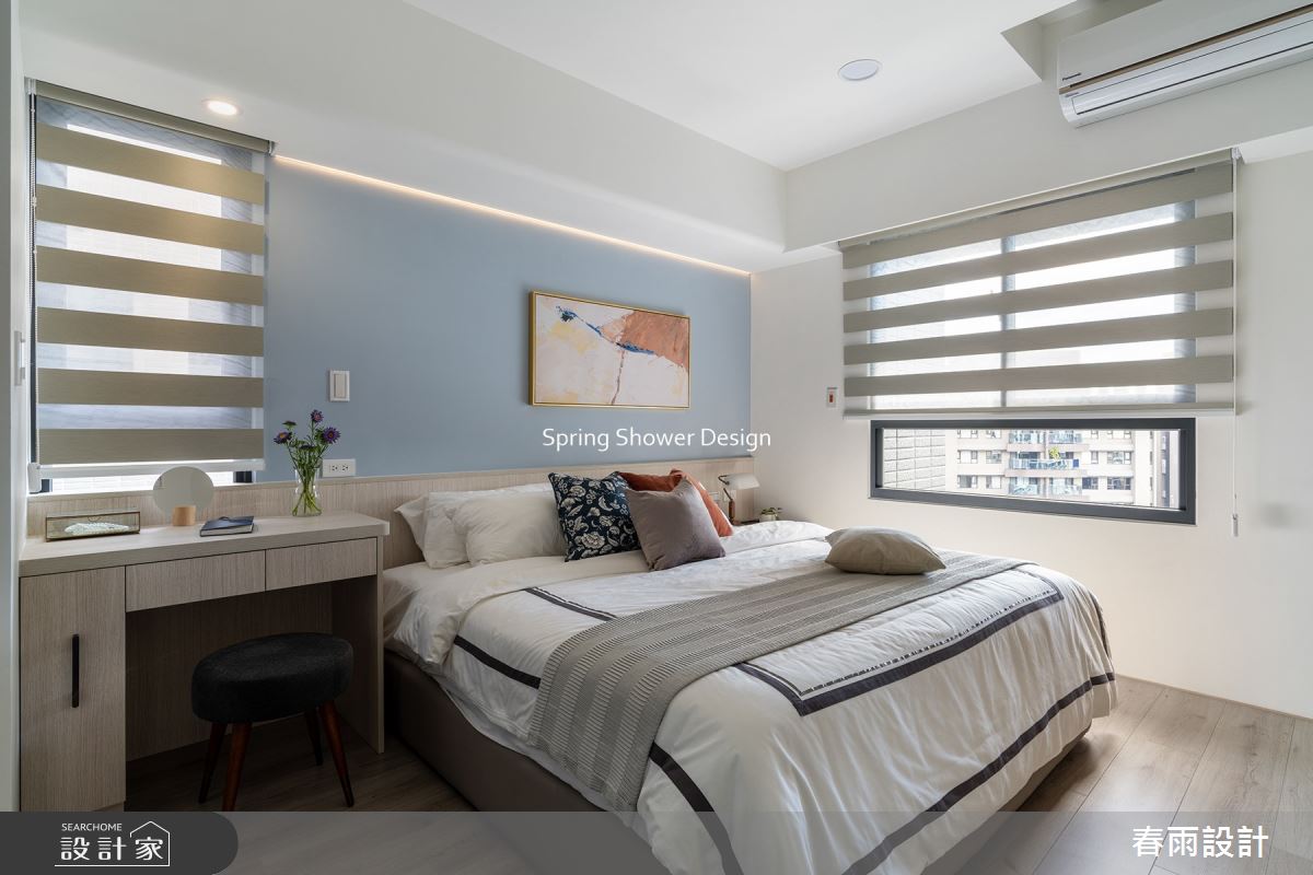 新成屋(5年以下)＿美式風臥室案例圖片＿春雨設計＿春雨_213 台中共好Melody之20