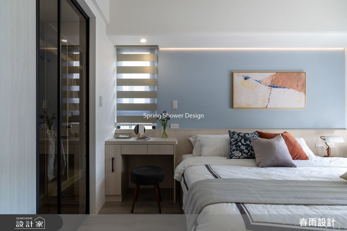 新成屋(5年以下)＿美式風臥室案例圖片＿春雨設計＿春雨_213 台中共好Melody之21
