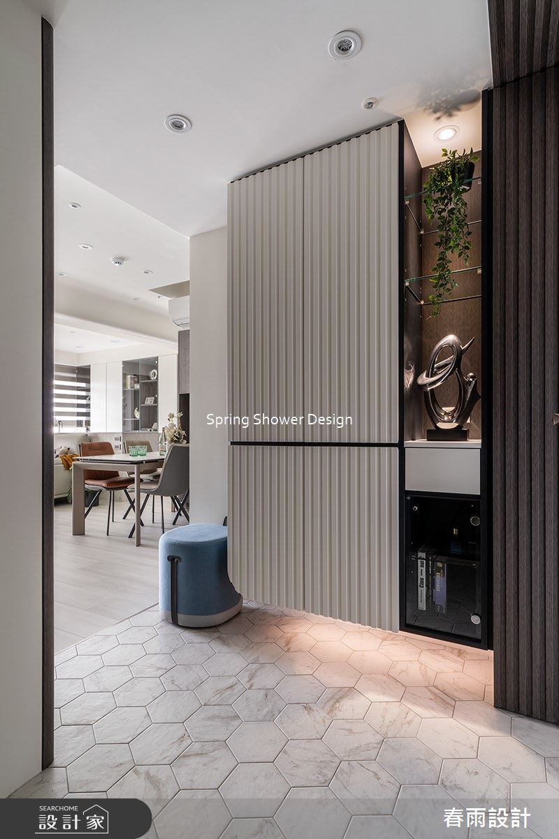 23坪新成屋(5年以下)＿現代風玄關案例圖片＿春雨設計＿春雨_214 城市莊園之1
