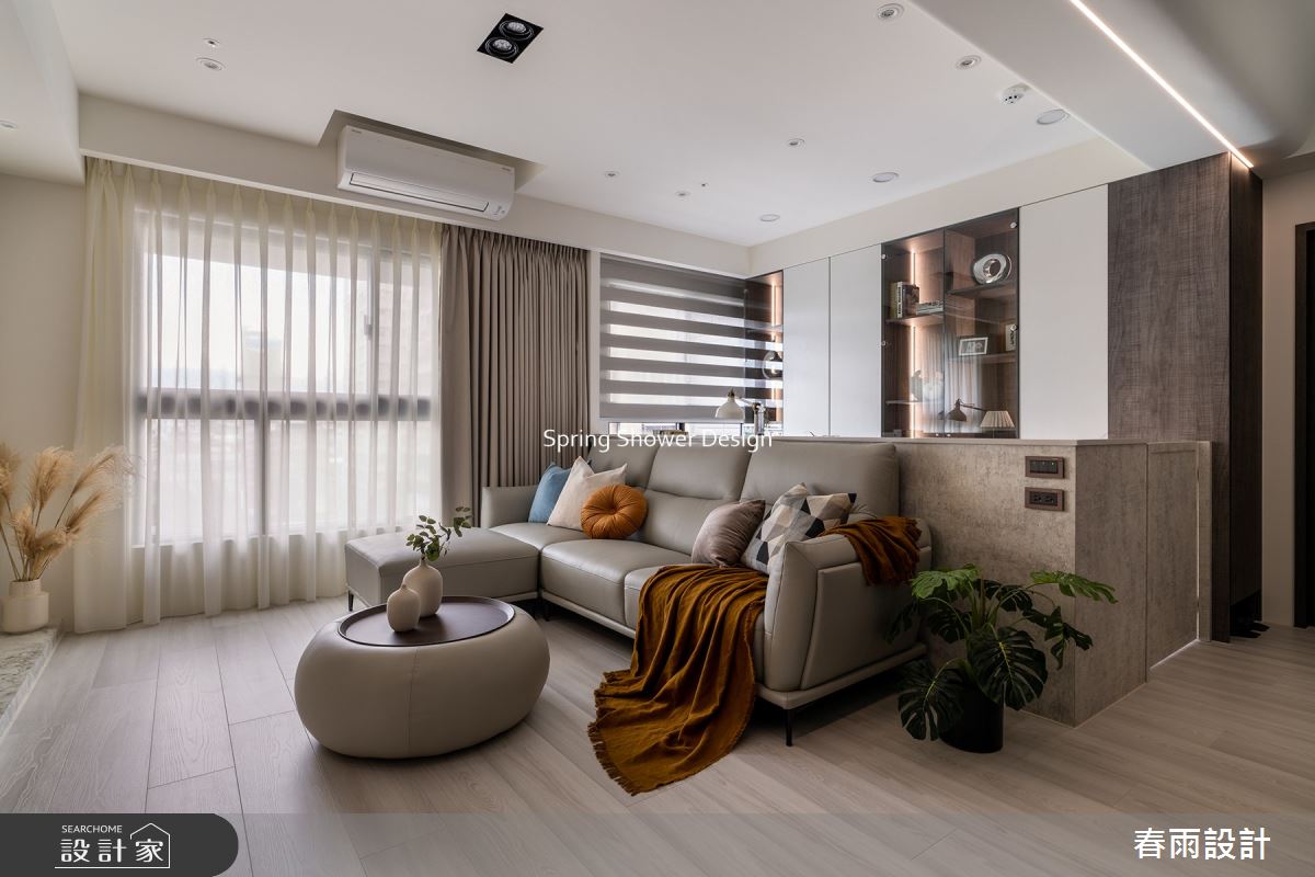 23坪新成屋(5年以下)＿現代風客廳案例圖片＿春雨設計＿春雨_214 城市莊園之7