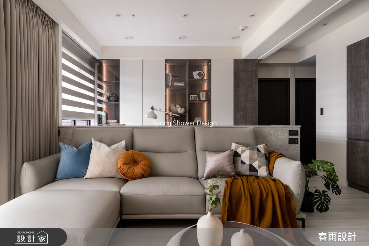 23坪新成屋(5年以下)＿現代風客廳案例圖片＿春雨設計＿春雨_214 城市莊園之13