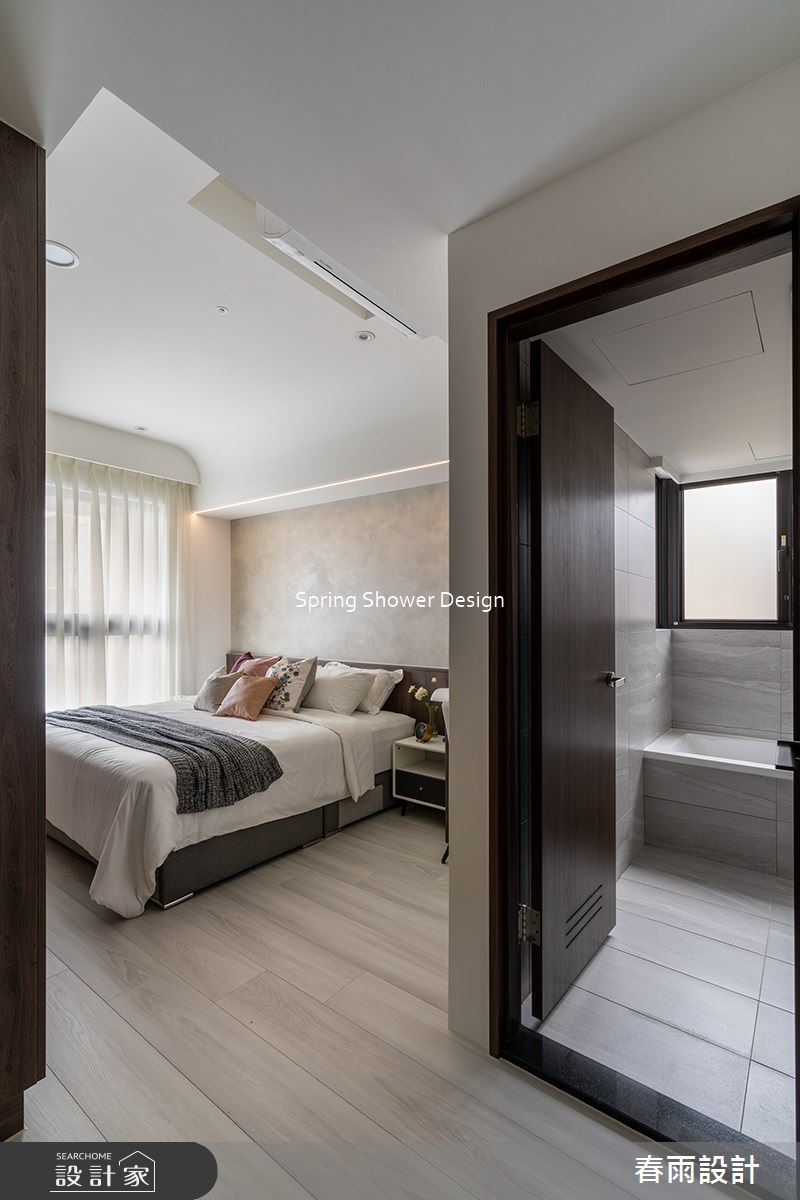 23坪新成屋(5年以下)＿現代風臥室浴室案例圖片＿春雨設計＿春雨_214 城市莊園之22
