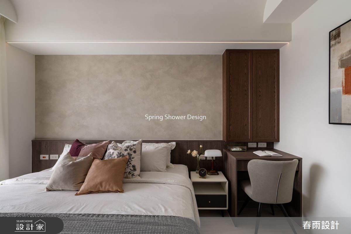 23坪新成屋(5年以下)＿現代風臥室案例圖片＿春雨設計＿春雨_214 城市莊園之25