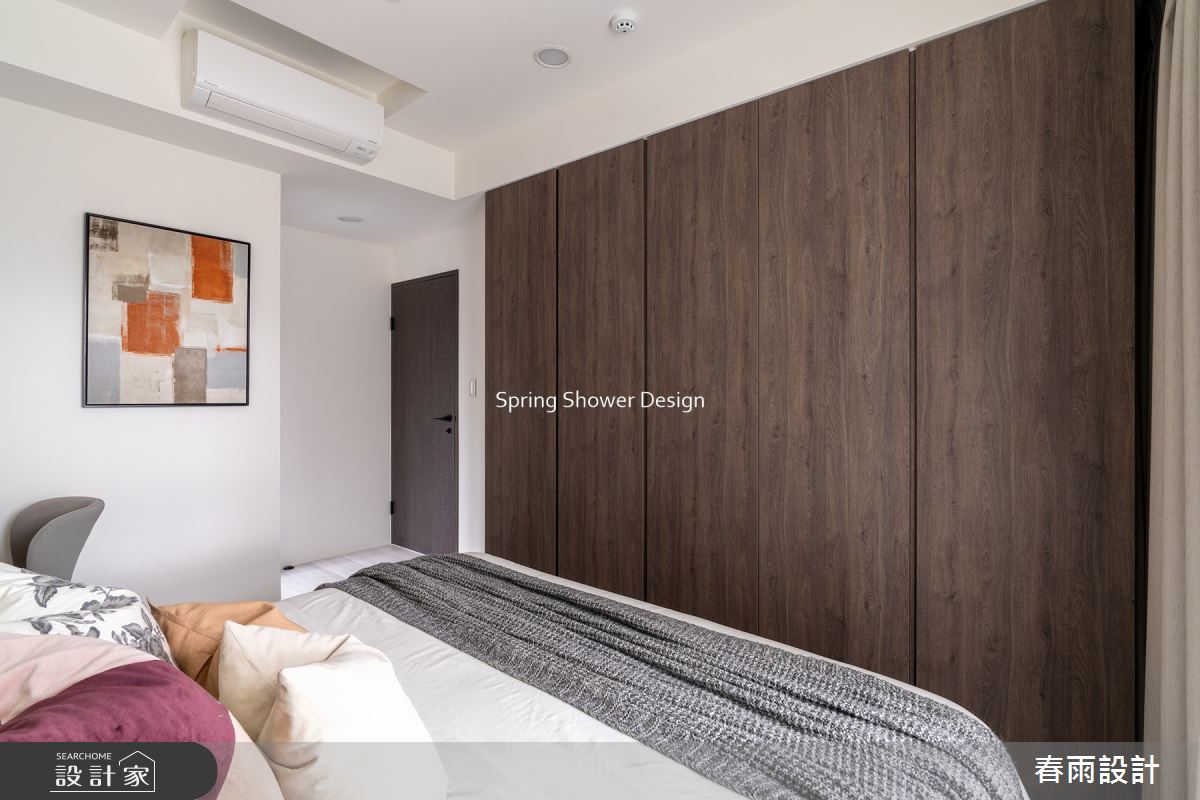 23坪新成屋(5年以下)＿現代風臥室案例圖片＿春雨設計＿春雨_214 城市莊園之26