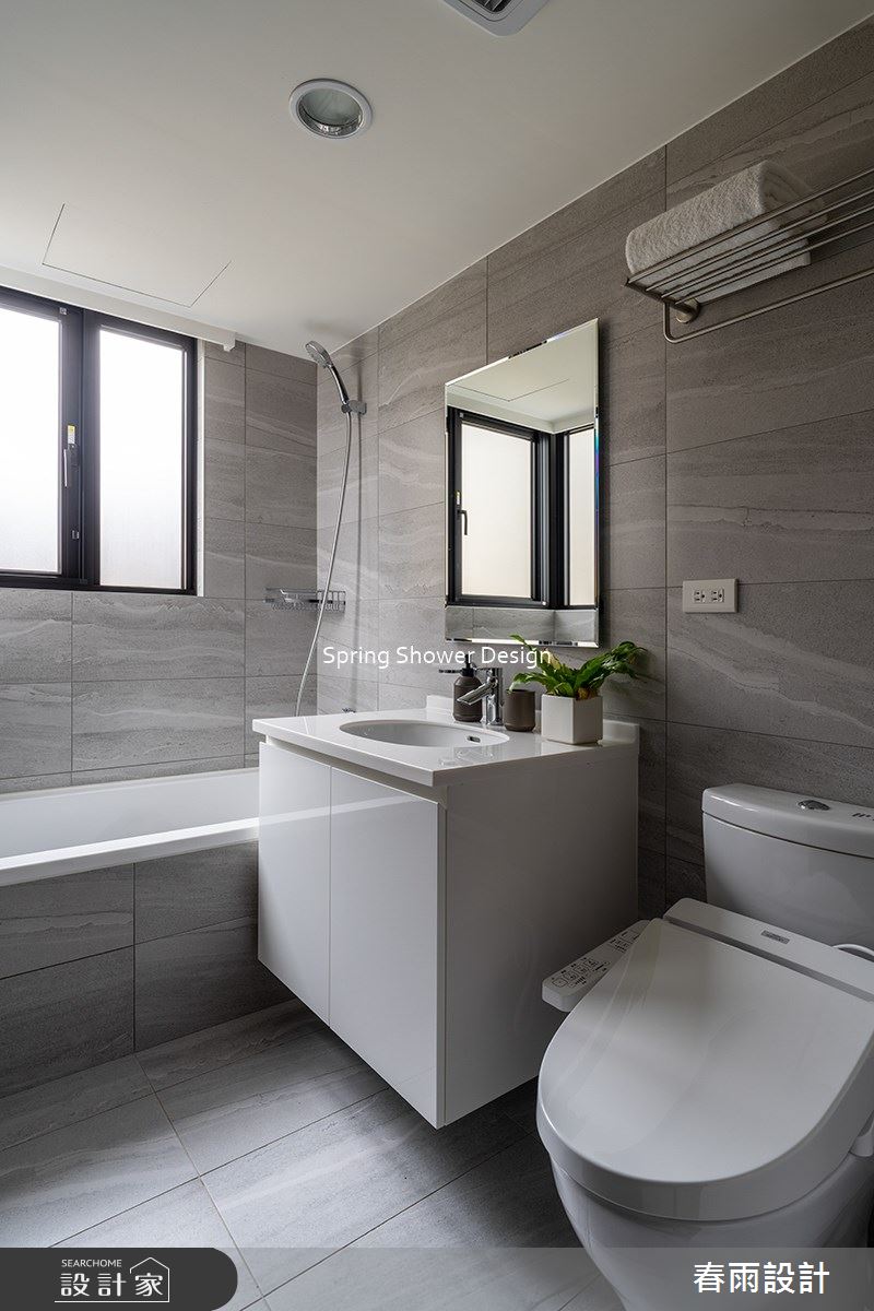 23坪新成屋(5年以下)＿現代風浴室案例圖片＿春雨設計＿春雨_214 城市莊園之23