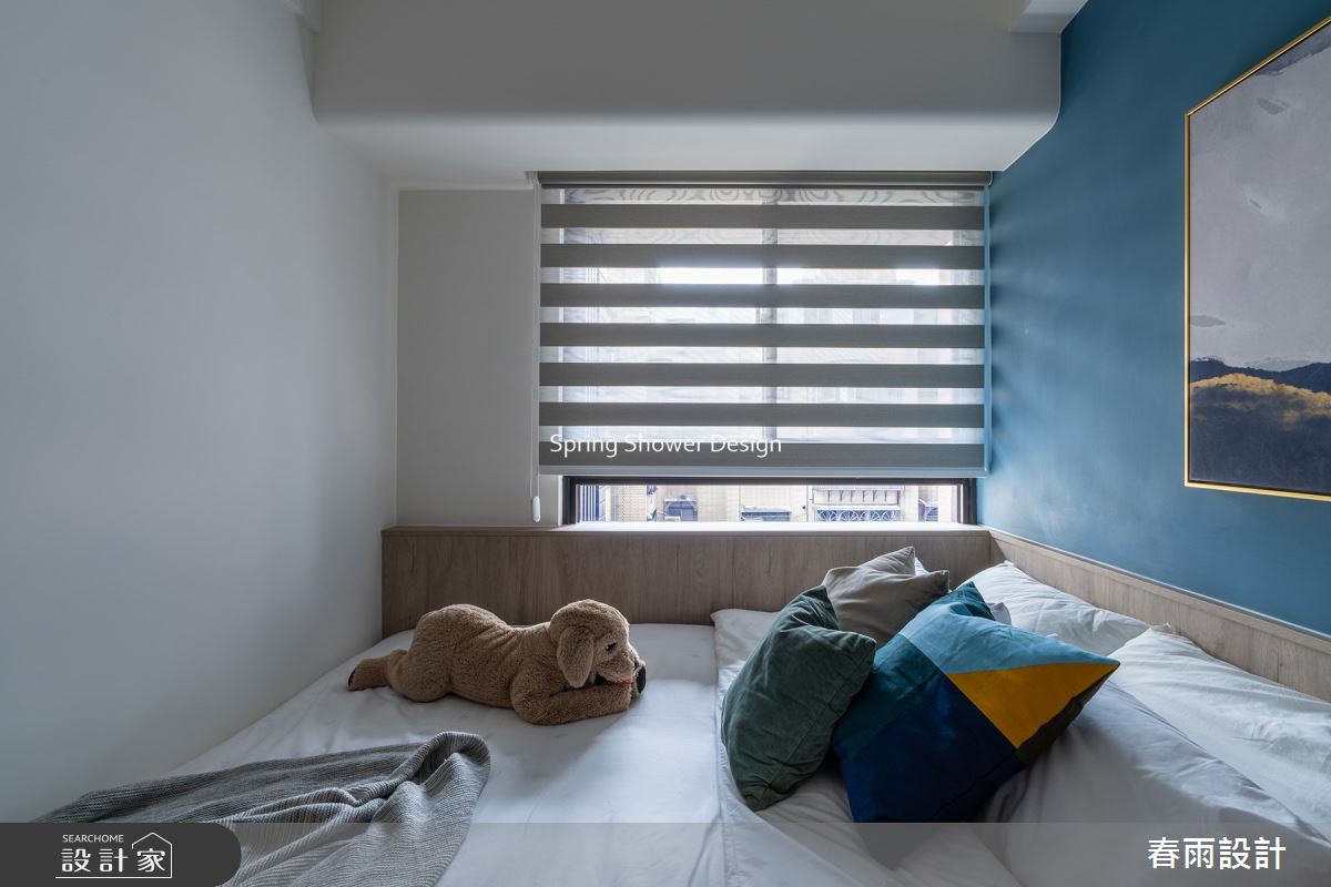 23坪新成屋(5年以下)＿現代風臥室案例圖片＿春雨設計＿春雨_214 城市莊園之28