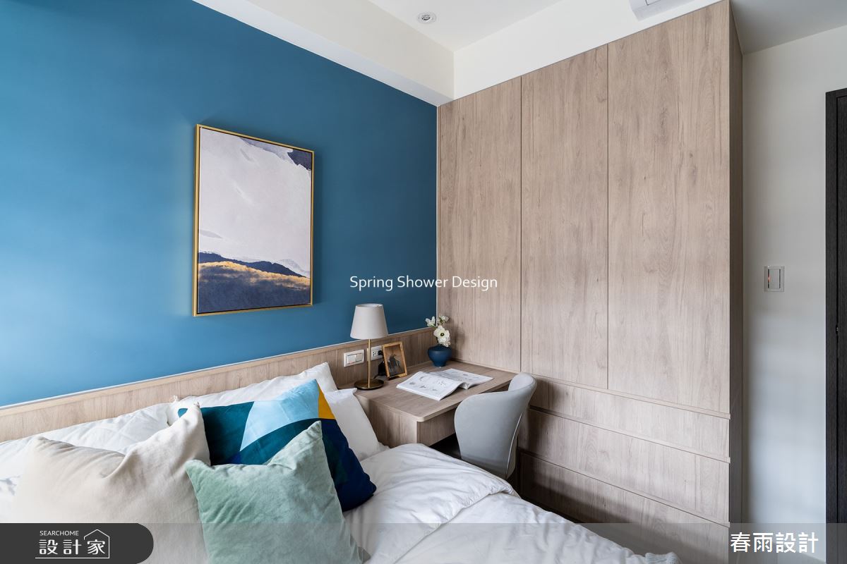 23坪新成屋(5年以下)＿現代風臥室案例圖片＿春雨設計＿春雨_214 城市莊園之30